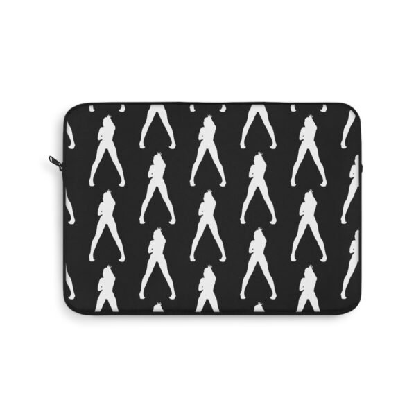 Lauren Lotus Custom Patterned Silhouette Laptop Sleeve - Image 2