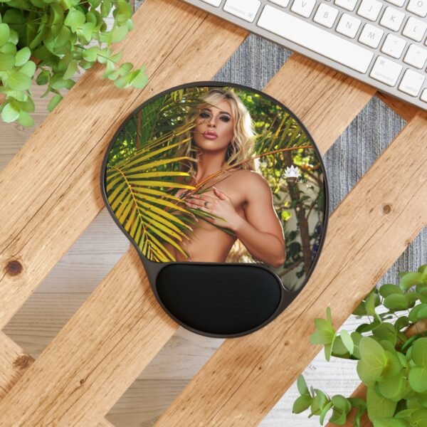 Lauren Lotus Jungle Mouse Pad With Wrist Rest - Image 4