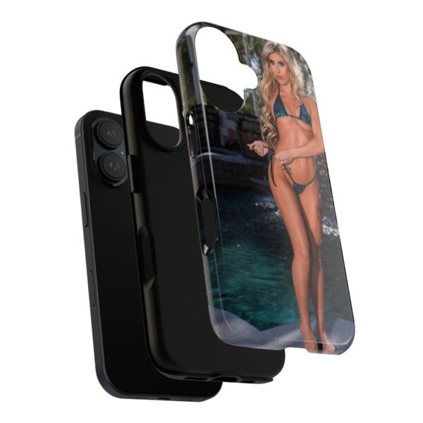 Lauren Lotus "Electric Blue" iPhone Case - Image 3