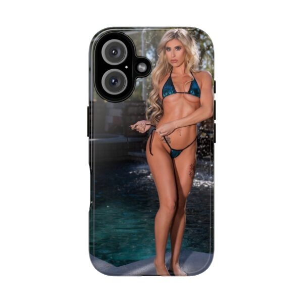 Lauren Lotus "Electric Blue" iPhone Case