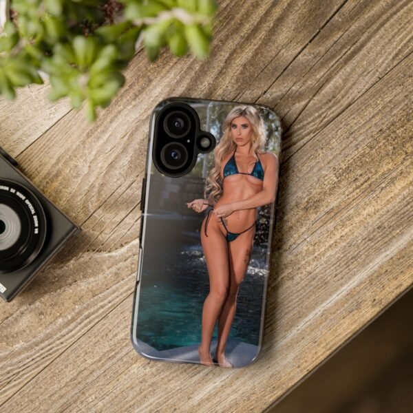 Lauren Lotus "Electric Blue" iPhone Case - Image 4