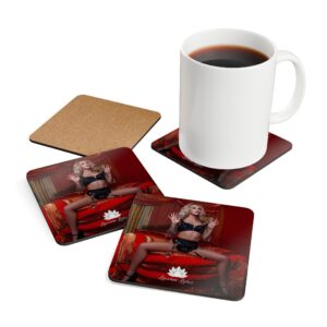 Lauren "Lotus Hefner's" Room Coaster Set